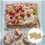 Mritrit 100 Boîtes D'oreiller Papier Kraft, Mini Boite Carton de Bonbons, Petite Boite Kraft Cadeau avec Ficelle pour Mariage, B