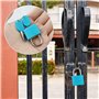 6 pièce Mini Cadenas à Bagage, Multicolore Cadenas Valise avec 2 Clé, Petites Serrures à Bagages pour Voyage, Valise, Sacs à Dos
