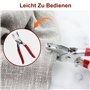 Lot de 250 boutons pression en métal pour vêtements, boutons pression en métal avec pince, boîte de rangement pour vêtements, ch