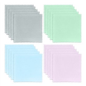 QEEQPF Lot de 20 chiffons de nettoyage réutilisables pour bijoux