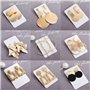 TOEECY 12 Paires Boucles d'Oreilles Pendantes Géométrique pour Femme Filles Lot Boucle d'Oreille or Grand Rondes Carrées Métal D