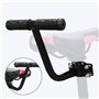 BAYINBROOK Coussin de Siège Arrière Vélo pour Enfants Bike Siège Arrière Accoudoir et Repose-Pieds Siège de Vélo avec Dossier Si