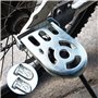 BAYINBROOK Coussin de Siège Arrière Vélo pour Enfants Bike Siège Arrière Accoudoir et Repose-Pieds Siège de Vélo avec Dossier Si