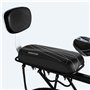 BAYINBROOK Coussin de Siège Arrière Vélo pour Enfants Bike Siège Arrière Accoudoir et Repose-Pieds Siège de Vélo avec Dossier Si