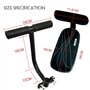 BAYINBROOK Coussin de Siège Arrière Vélo pour Enfants Bike Siège Arrière Accoudoir et Repose-Pieds Siège de Vélo avec Dossier Si