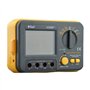 BE-TOOL Megger Megohm Meter VCB60+ Testeur de résistance d'isolement numérique 1000 V 0,1~2000 MΩ (noir + orange)