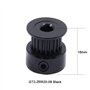 Maso GT2 Poulies de courroie de distribution Hauteur 16 mm 20 dents Alésage 8 mm Bride en aluminium Roue synchrone pour impriman