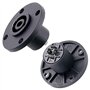 Swpeet Lot de 8 prises de haut-parleur audio à 4 pôles - Verrouillage rotatif - Compatible avec jack Twist Lock - 4 pôles ronds 