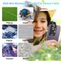 Microscope 200X pour Appareil Photo de Smartphone, Ntrjtrss Mini Microscope pour Téléphone Portable avec 6 LED, Microscope USB P