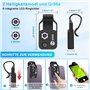 Microscope 200X pour Appareil Photo de Smartphone, Ntrjtrss Mini Microscope pour Téléphone Portable avec 6 LED, Microscope USB P