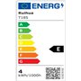 Ruihua T30 Edison Ampoule Led 4W 185mm Pas Dimmable Tubulaire Verre Ambre Éclairage Blanc Chaud 2200K Vintage Rétro Lampe à Fila