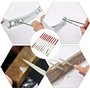 Bestgle 10 Pcs Assortis Mini Lime Diamant Ensemble Aiguille Plate Carrée Forme Ronde Fichiers Riffler pour Bijoutiers En Métal V