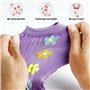 Anjetan Marguerite Soquette Femme Coton Chaussette Basse Fantaisie Invisible Chaussette Sport 6 Paires
