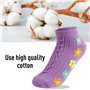 Anjetan Marguerite Soquette Femme Coton Chaussette Basse Fantaisie Invisible Chaussette Sport 6 Paires