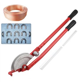 ECUTEE Pince à cintrer à la main 2 en 1 - Cintreuse de tuyaux - 0-180 ° - 15 mm/22 mm - Cintreuse manuelle - Outil de cintrage d