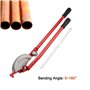 CDZHLTG Cintreuse Manuelle 2 en 1 de 15mm à 22 mm, 180 degrés Cintreuse Tube Cuivre et Aluminium, Outils de Cintrage Cintreuse M