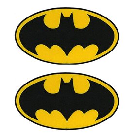2 PCS Compatibles avec Bat-man Super-héros Tactiques Insignes Applications Crochet et Boucle Patches pour Sac à Dos Chapeau Unif