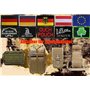 2 Pièces Réfléchissant Drôles Patch Visage Souriant IR Infrarouge Sécurité Drôle Badge Moral Tactique Coussin D'Uniforme Militai