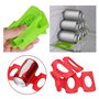 MaoNativey Lot de 2 Porte-Bouteilles et canettes pour réfrigérateur, en Silicone antidérapant, Portable, Pliable, pour réfrigéra