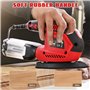 Ponceuse Multi 200W 14000 RPM pour Bois, Ponceuse Delta avec Système de Dépoussiérage, 1 Boîte à Poussière, 3 Tampons de Nettoya
