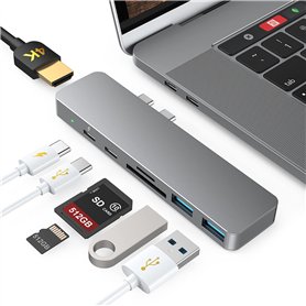 HUB USB C pour Macbook Pro/Air 13" 15" 16"