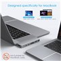 HUB USB C pour Macbook Pro/Air 13" 15" 16", Adaptateur USB-C 7 en 2 vers HDMI 4K, Thunderbolt 3 (100W PD), Port USB 3.0 & USB 2.