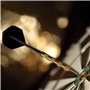 DMNQ 9 Pièces Intégré Fléchette Arbre & Vols 3 Pièces Pointe Plastique pour Flechette Tige Flechette Ailettes de Fléchettes avec