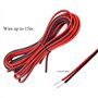 Sixfolo 15M 22AWG Fils Électrique Cable Électrique 2 Noyau de Cuivre Étamé Flexible Fils Électrique Rallonge Câble Toronné PVC F