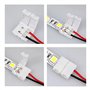 Sixfolo 15M 22AWG Fils Électrique Cable Électrique 2 Noyau de Cuivre Étamé Flexible Fils Électrique Rallonge Câble Toronné PVC F
