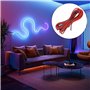 Sixfolo 15M 22AWG Fils Électrique Cable Électrique 2 Noyau de Cuivre Étamé Flexible Fils Électrique Rallonge Câble Toronné PVC F