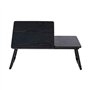 FurnitureR Table pour Ordinateur Portable Pliable avec Plateau de Petit-déjeuner réglable en Hauteur pour canapé, Travail, étude
