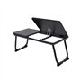 FurnitureR Table pour Ordinateur Portable Pliable avec Plateau de Petit-déjeuner réglable en Hauteur pour canapé, Travail, étude