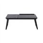 FurnitureR Bureau pour Ordinateur Portable, Table de lit avec Pieds Pliables, Support de Lecture, Support pour Petit déjeuner, l