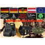 Lot de 2 écussons tactiques compatibles avec Umbrella Corporation Resident Evil - Écusson avec Hook and Loop- Patch militaire po