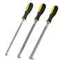 WOTAHI WTH003 Lot de 3 râpes à bois en acier au carbone T12 avec limes à dents grossières double face de 20