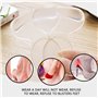 12pcs coussinet talon, patch en silicone talon chaussure protection talon coussinet talon chaussure fit chaussures pour hommes c