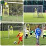Lot de 2 filets de cibles d'angle de football - Facile à monter - Équipement d'entraînement de football pour enfants et adultes 