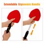 Brosse de Nettoyage de Voiture, Brosse de fenêtre Extensible de Microfibre de Brosse de Nettoyage de Pare-Brise avec Mise à Nive
