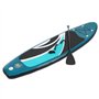Planche de stand up paddle gonflable avec palmes stables et accessoires résistants - Pagaie de sécurité - Pompe - Kit de réparat