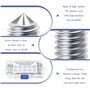 Vis Sans Tête Hexagonale Assortiment de Vis 250 Pcs Sans Tête M3 M4 M5 M6 M8 Douille Hexagonale Vis Pointeau Kit de Vis à Six Pa
