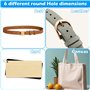 Pince Perforatrice Cuir avec 6 Tailles de poinçon cuir, emporte piece cuir pince perforatrice cuir rond pour Tissu Ceinture en C