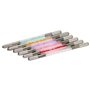 Xiaoyu crystal transparent microblading pen, maquillage permanent pour le tatouage manuel des sourcils, double tête, 6pcs