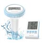 Thermomètre de piscine flottant sans fil IP67 étanche avec surveillance de l'humidité pour piscines