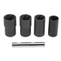 KIMISS 5 pièces Twist Socket Set Roue de Verrouillage Écrou Boulon Goujon Extracteur Extractor 17mm 19mm 21mm 22mm Douille