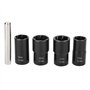 KIMISS 5 pièces Twist Socket Set Roue de Verrouillage Écrou Boulon Goujon Extracteur Extractor 17mm 19mm 21mm 22mm Douille