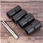 KIMISS 5 pièces Twist Socket Set Roue de Verrouillage Écrou Boulon Goujon Extracteur Extractor 17mm 19mm 21mm 22mm Douille
