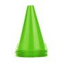 Alomejor 6Pcs 18cm Cônes de Circulation Cônes Plots en Plastique Cônes de Marqueurs Aide Entraînement d'Agilité Vitesse pour la