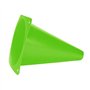 Alomejor 6Pcs 18cm Cônes de Circulation Cônes Plots en Plastique Cônes de Marqueurs Aide Entraînement d'Agilité Vitesse pour la 