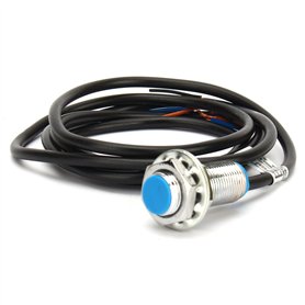 Walfront 1.2M Interrupteur de Proximité de Capteur NPN à Effet Hall à 3 Fils Normalement Ouvert avec Aimant 6-36V 200 mA Détecte
