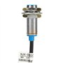 Walfront 1.2M Interrupteur de Proximité de Capteur NPN à Effet Hall à 3 Fils Normalement Ouvert avec Aimant 6-36V 200 mA Détecte